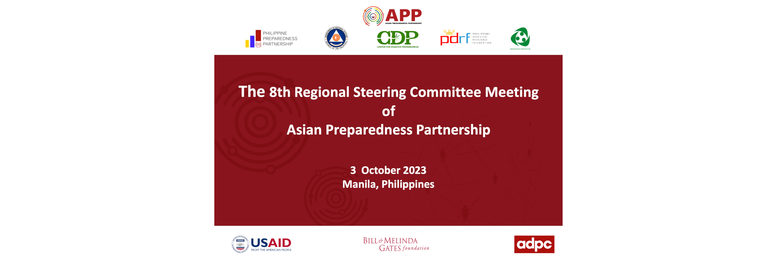 8th Regional Steering Committee Meeting of the APP hosted by The