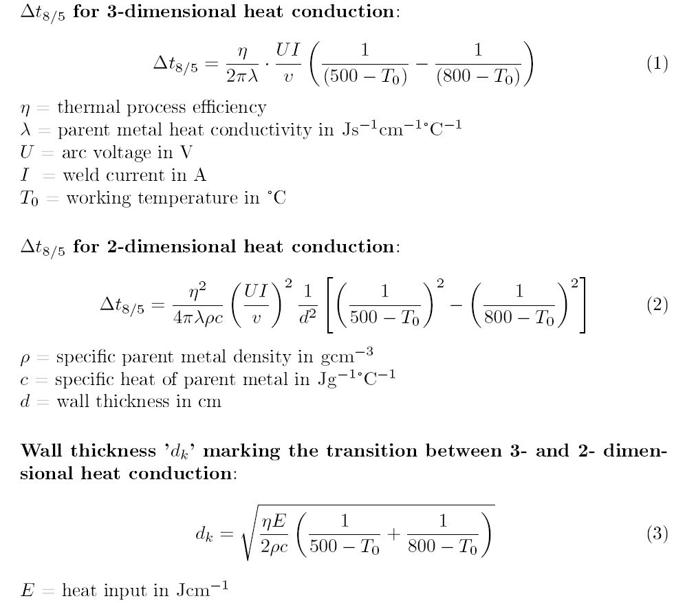 REGARDING COOLING RATE CALCULATION FOR DELTA T 8/5 CELCIUS