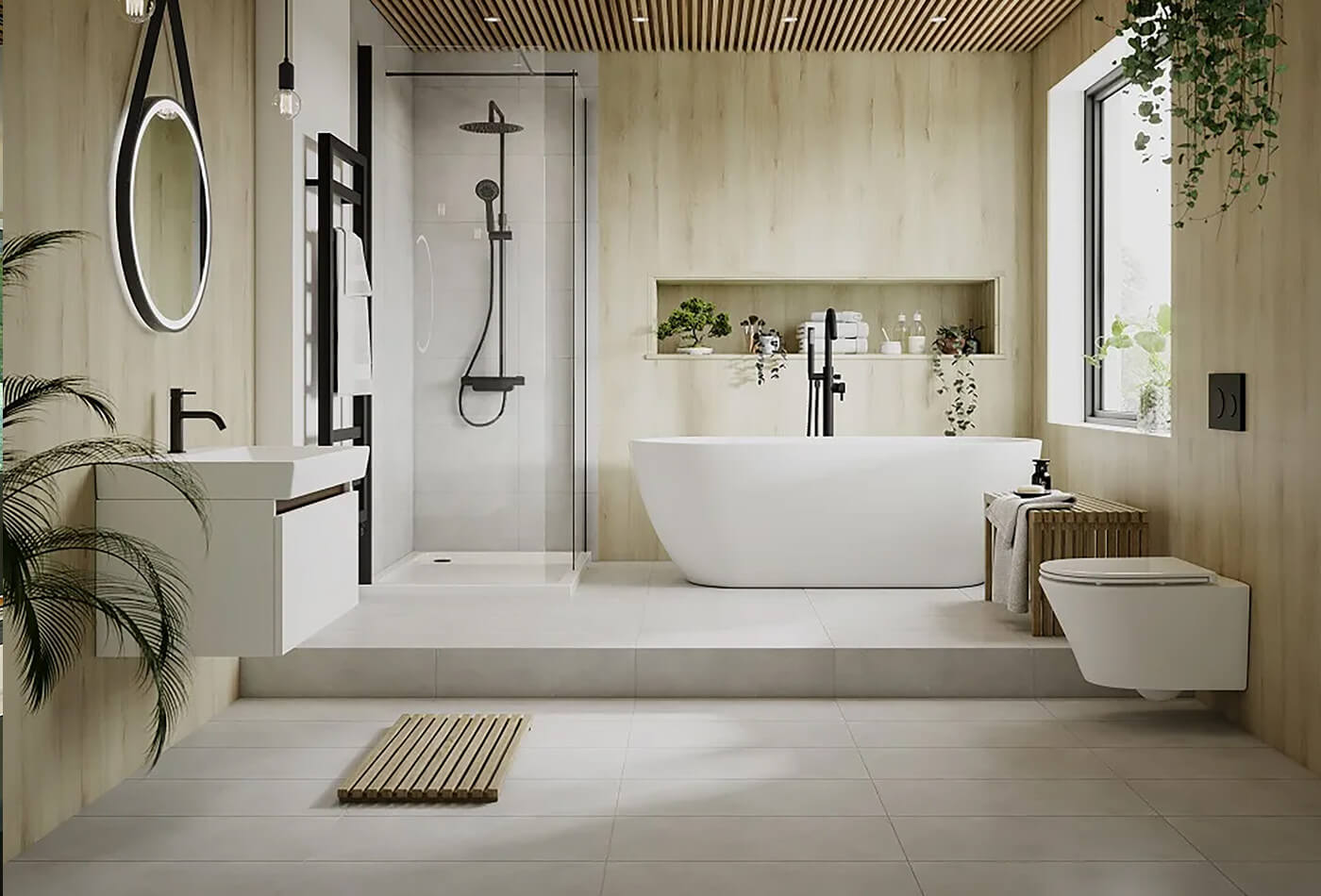 Japandi Bathroom; Bring Out More of Japanese Style Living