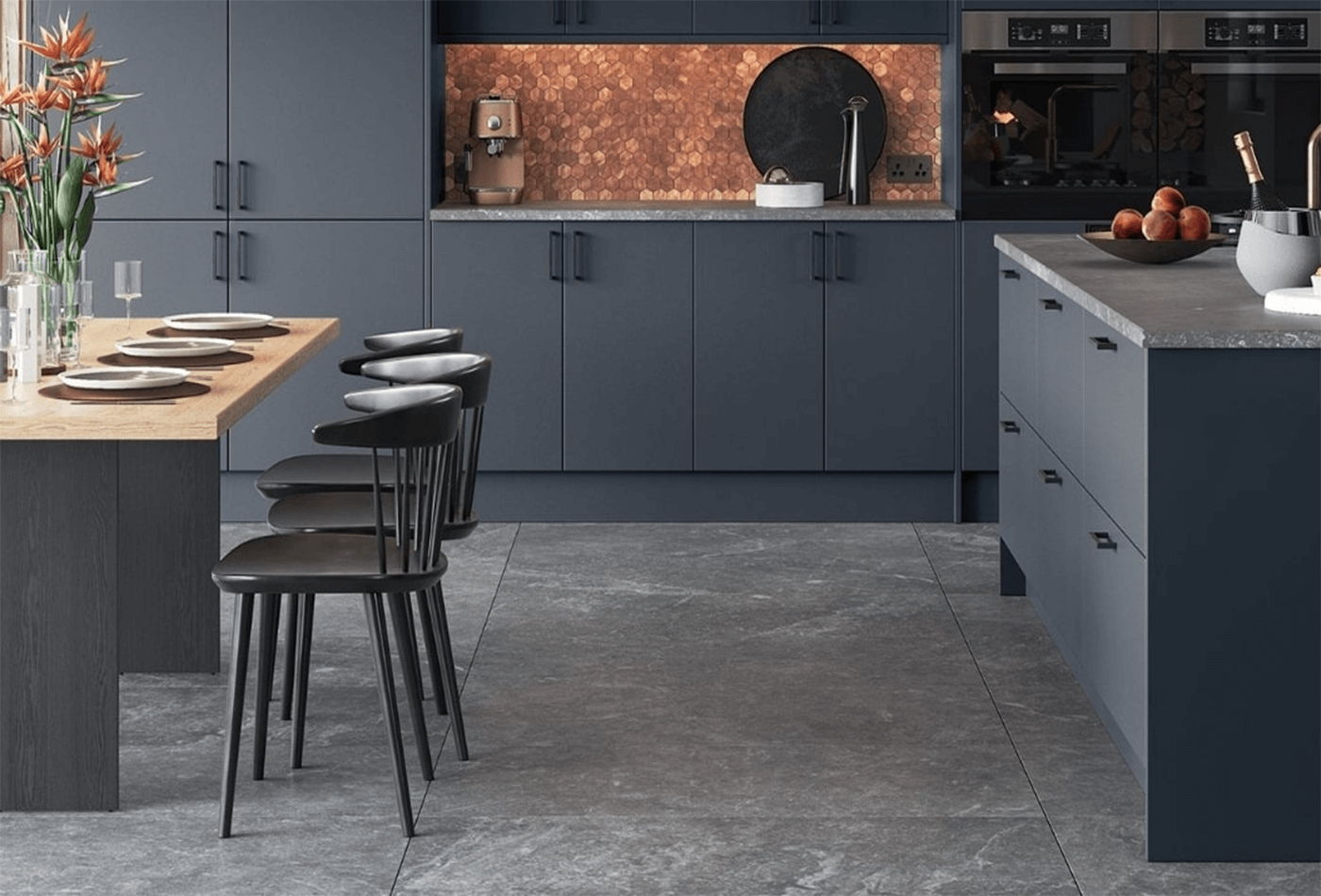 Slate Tile; Elegant MultiColour And Herringbone Designs