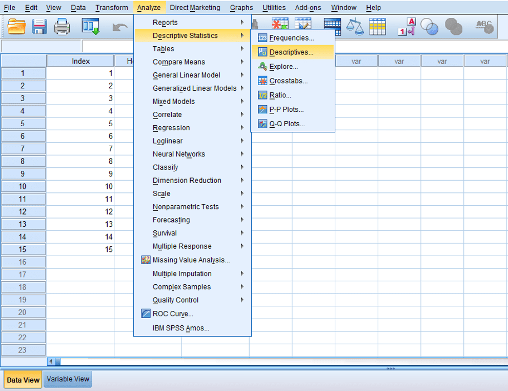 How To Calculate Z Score In Spss