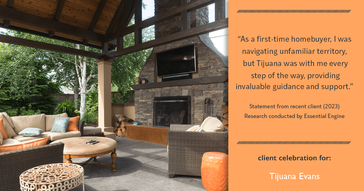 Client Testimonials for real estate agent Tijuana Evans with Prime 1 Realty