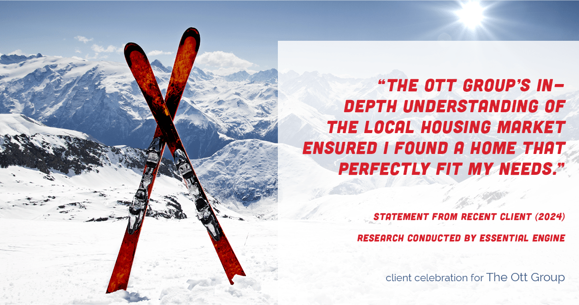 Client Testimonials for real estate agent The Ott Group with MORE Realty