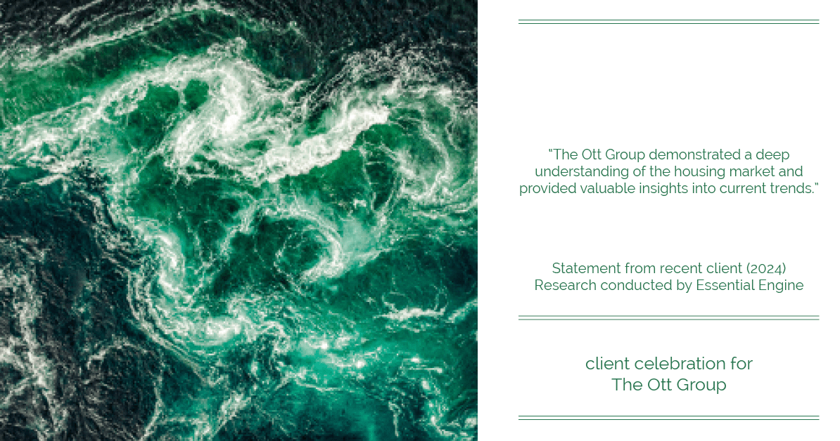 Client Testimonials for real estate agent The Ott Group with MORE Realty