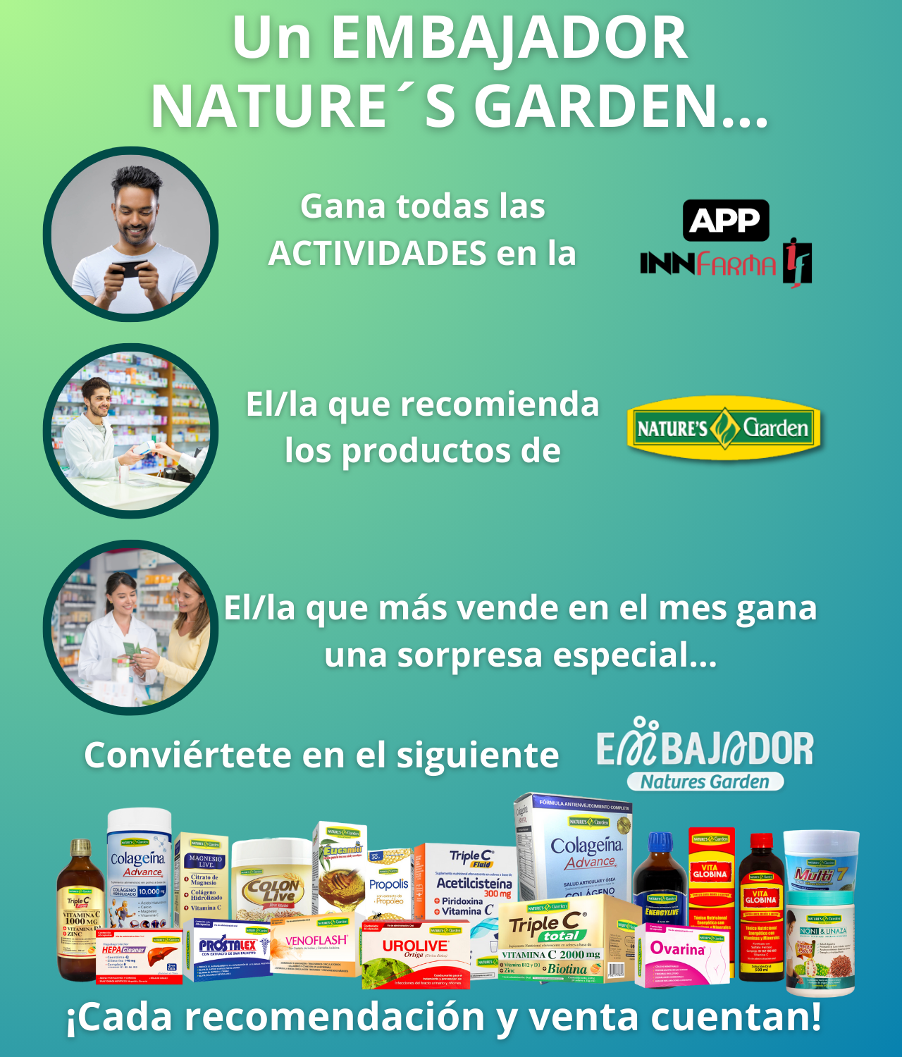 Natures GardenEmbajador Página de Instrucciones