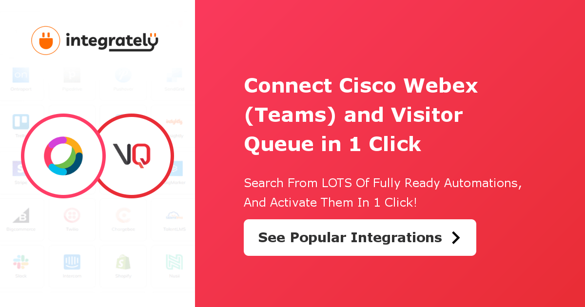 Cisco ex (Teams) Visitor Queue Integration 1 Integrations ️