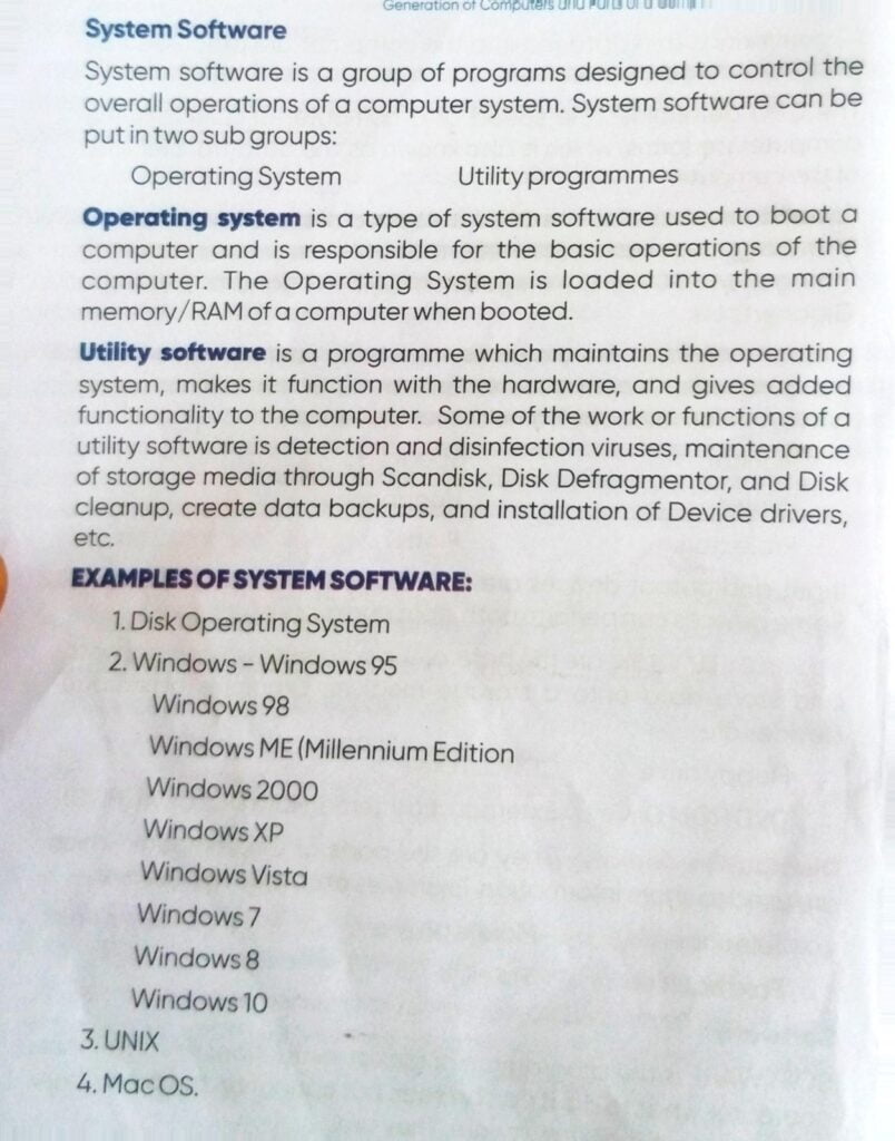 Components of a Computer System. (Hardware, Software, and Liveware