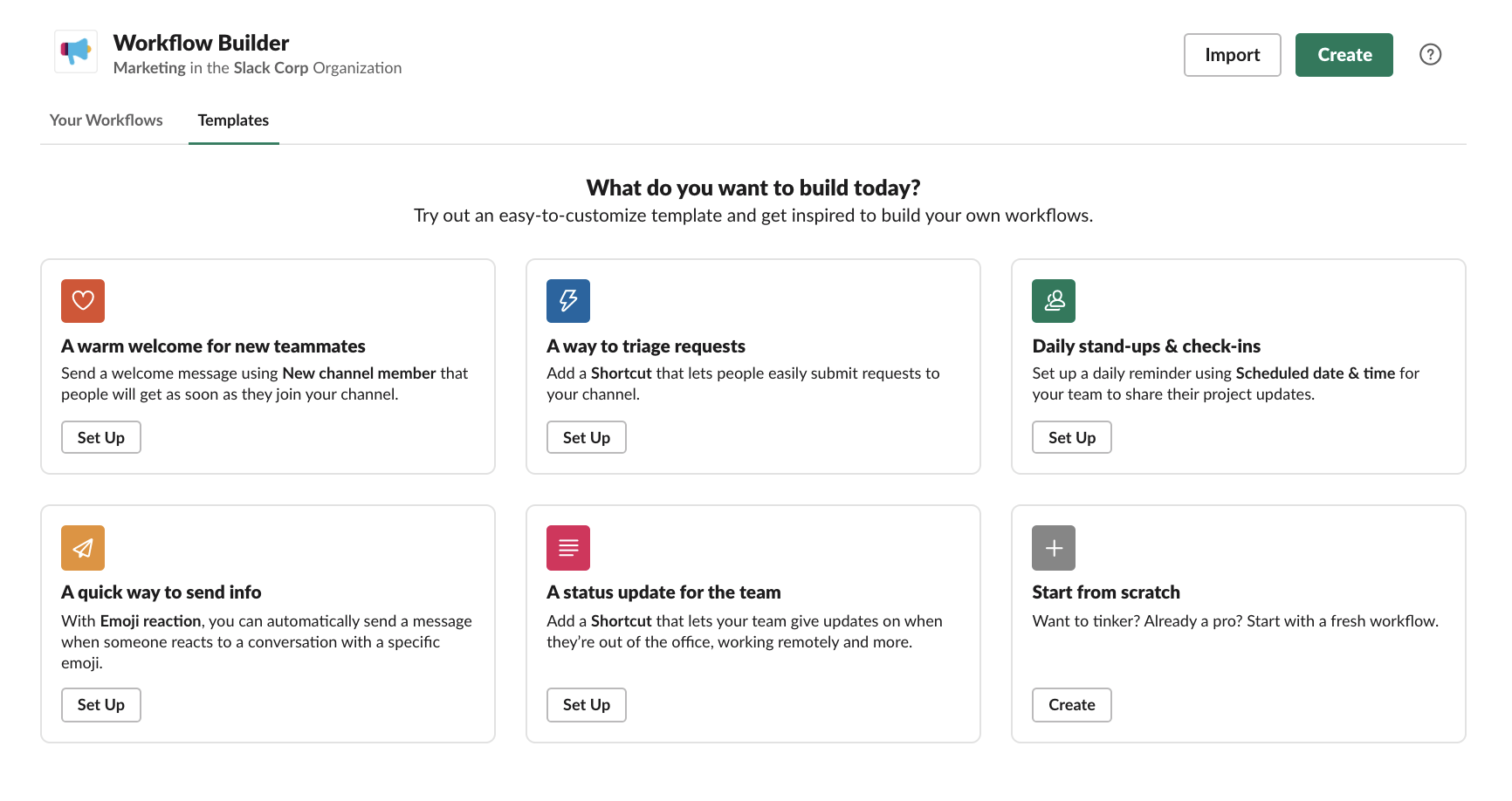 Turn routine tasks into automated workflows Slack App Directory