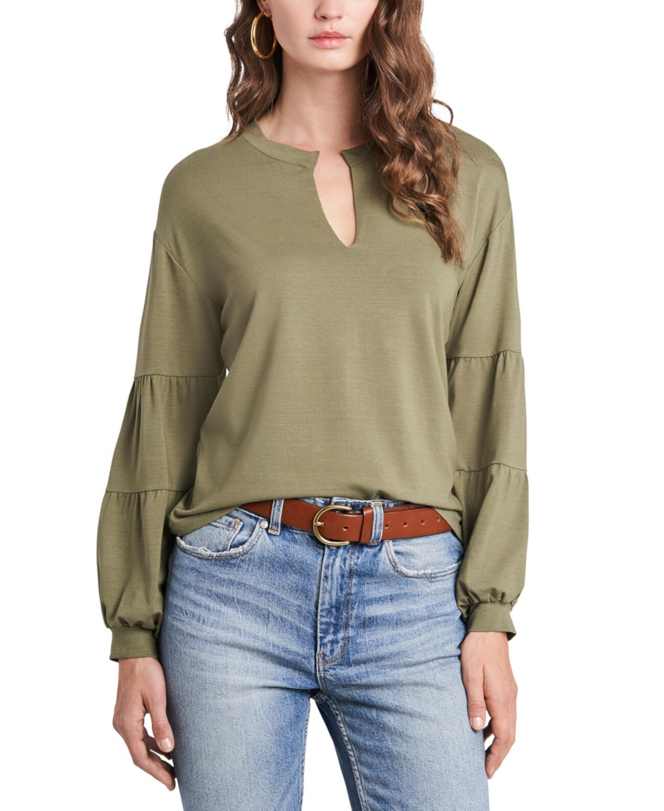 Купить блузку SplitNeck Top 1.STATE, цвет белый, по цене 5 190