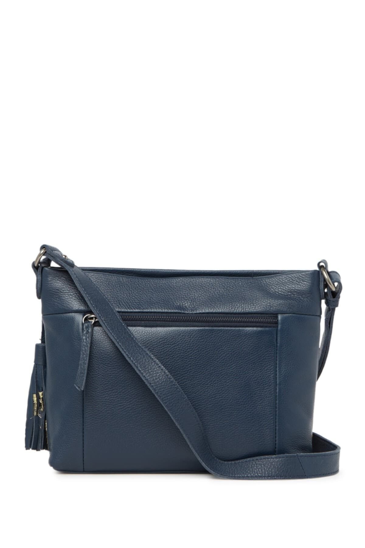 Купить кроссбоди Melrose Leather Crossbody Bag The Sak, цвет синий