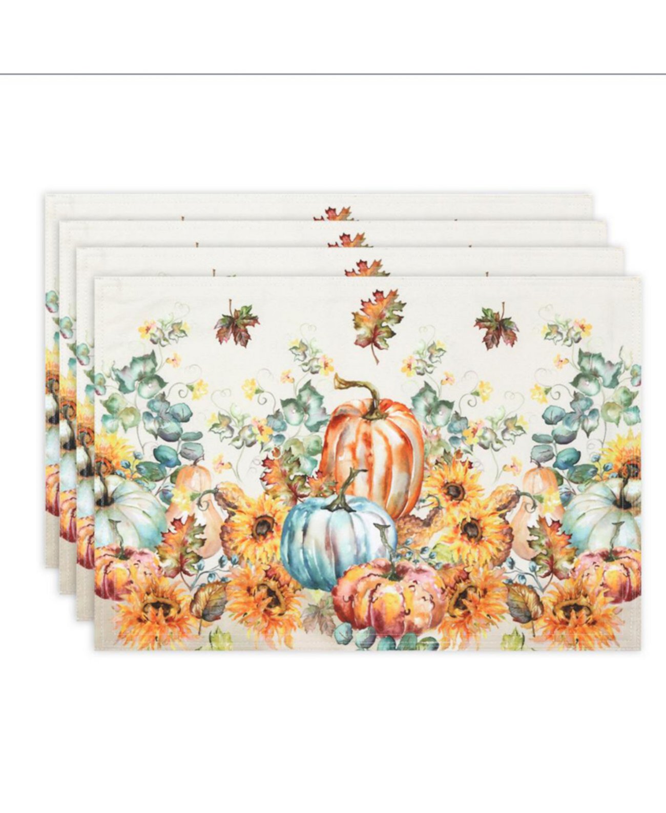 Купить Столовое белье и аксессуары Harvest Sun Set of 4 Placemats, 13