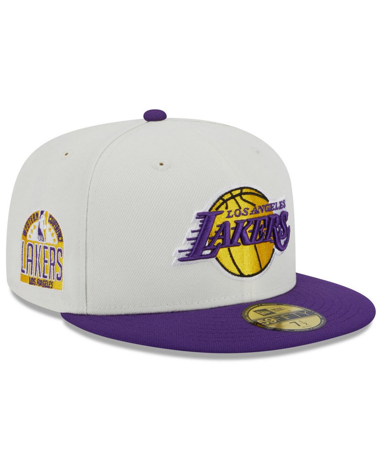 Купить Шапки Men's Cream Los Angeles Lakers Retro City Conference Side