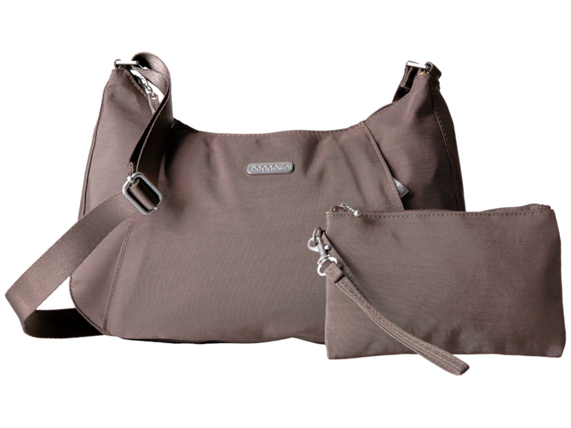 Купить кроссбоди Legacy Slim Crossbody Hobo Baggallini, цвет бежевый