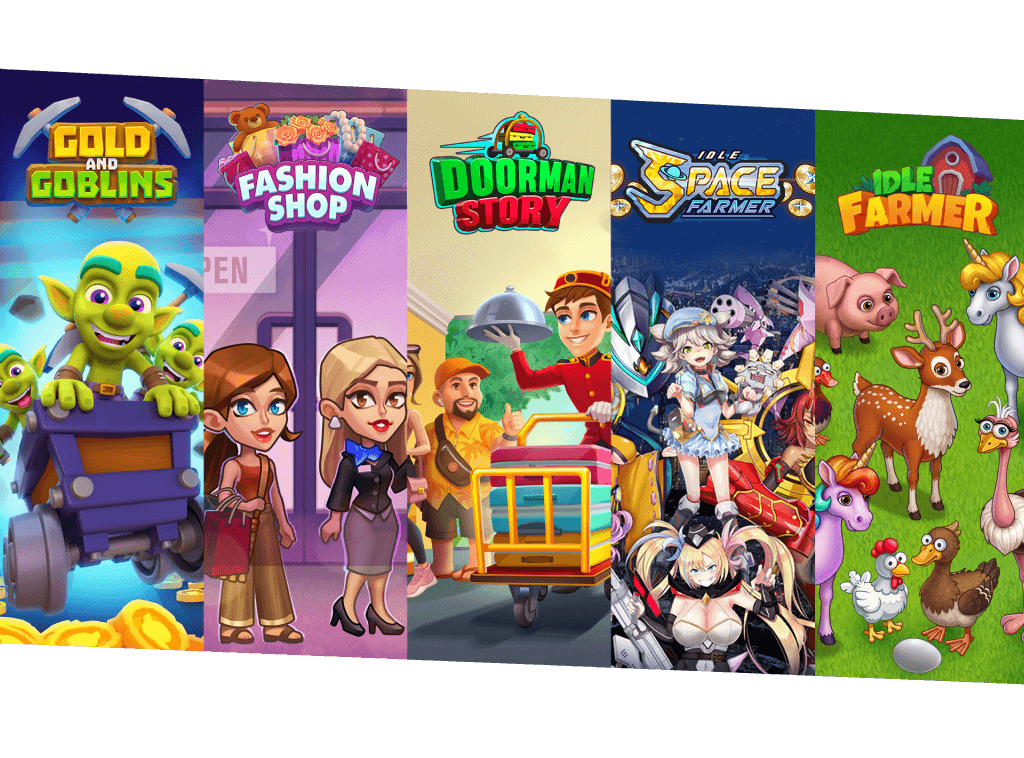 Idle Forest Lumber Inc Timber Factory Tycoon mobile game for iOS and