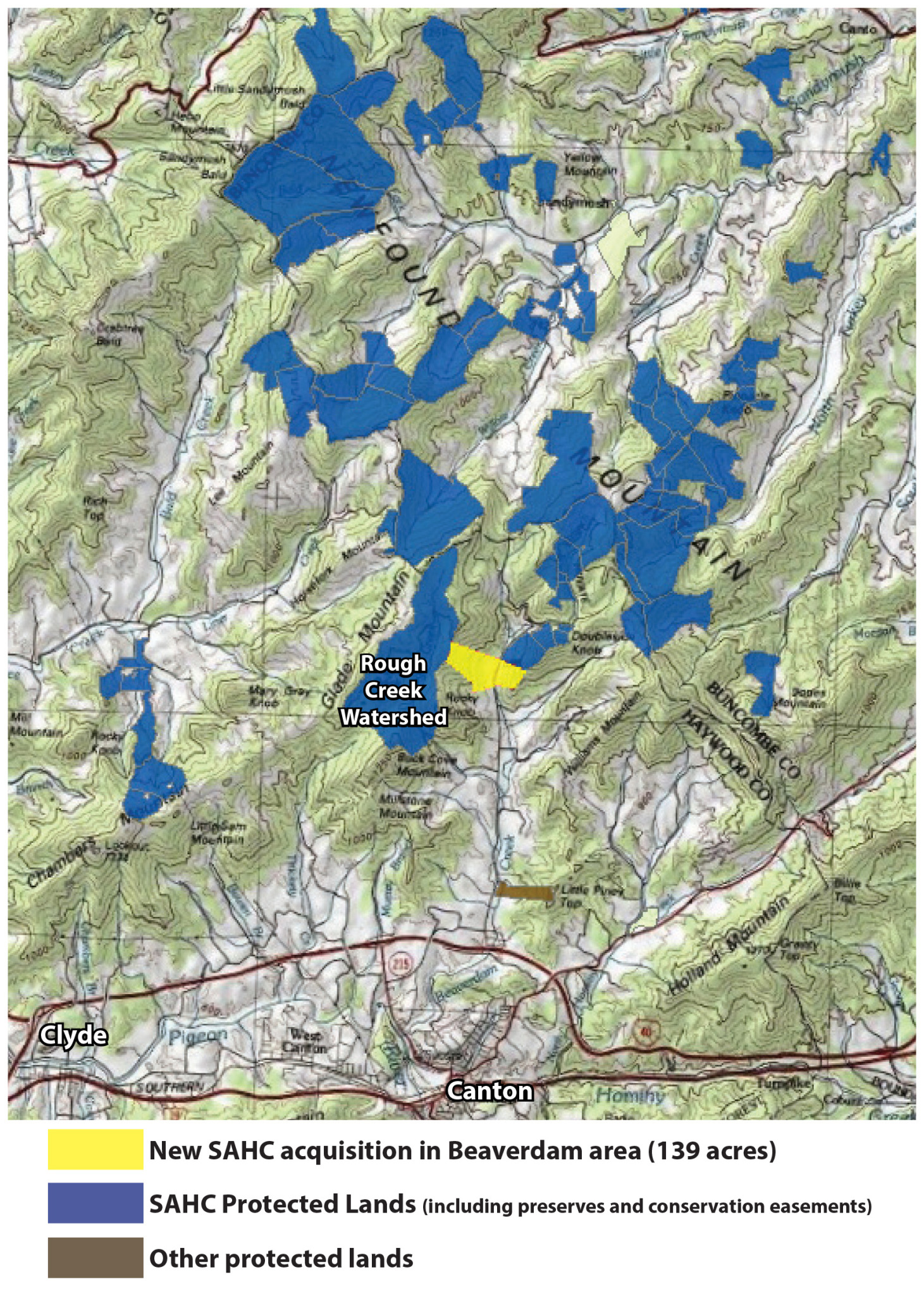 139 Acres in Beaverdam Creek Watershed Southern Appalachian Highlands