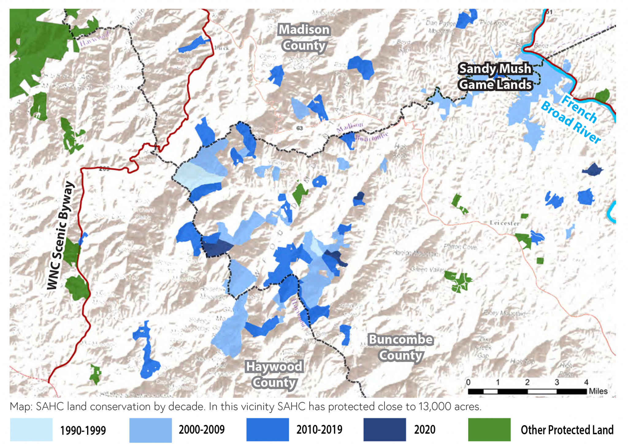 Sandy Mush map 2020 Southern Appalachian Highlands Conservancy