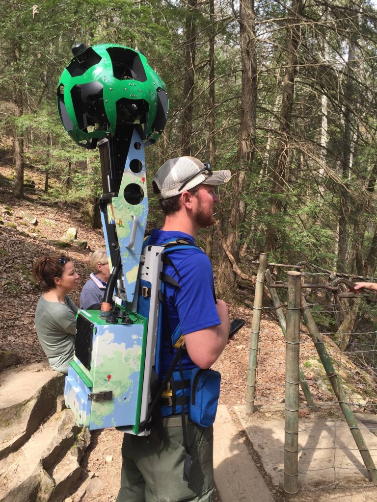Google Maps is Mapping Hiking Trails with a 50 Pound Backpack