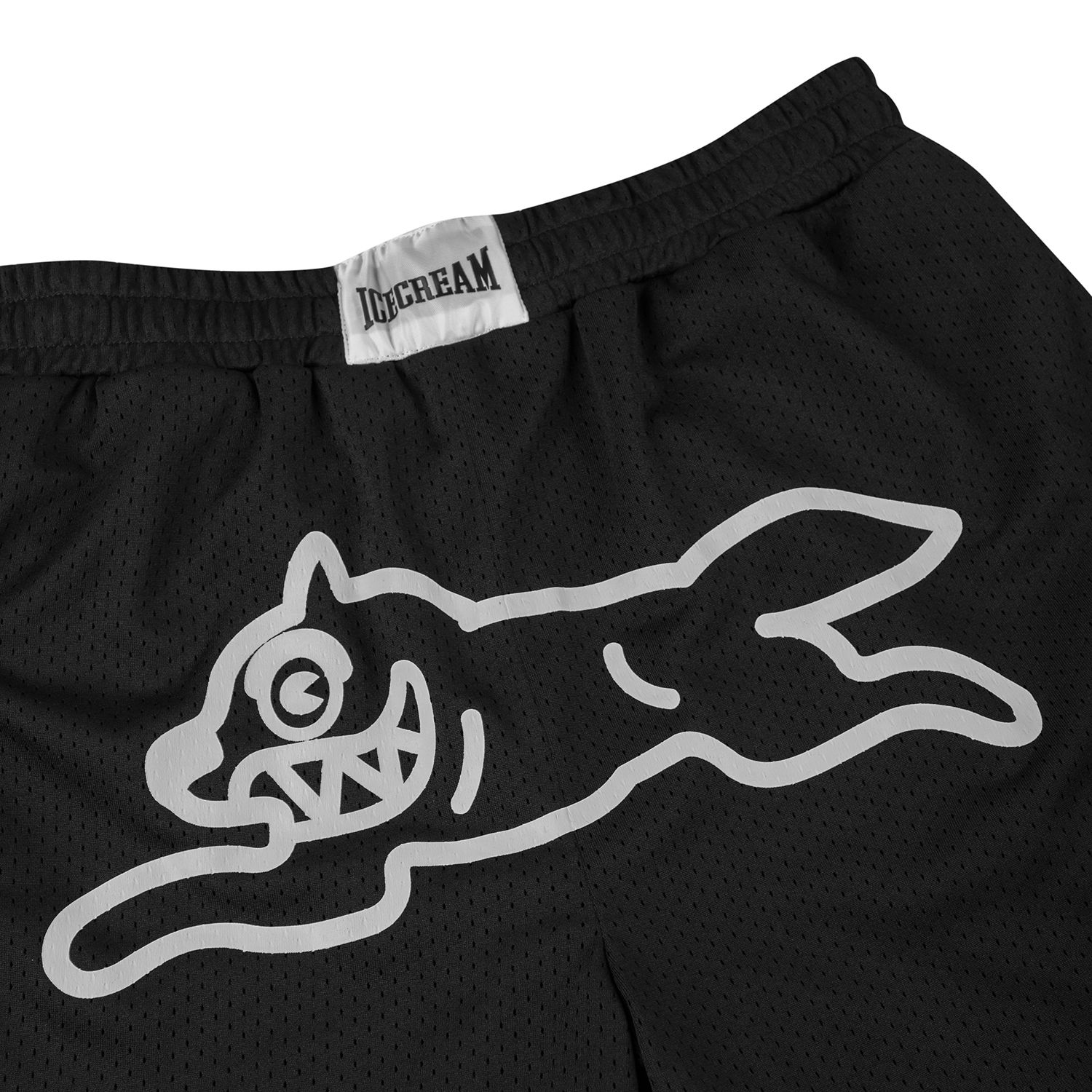 BILLIONAIRE BOYS CLUB’S ICECREAM LAUNCHES RUNNING DOG SHORTS IN BLACK AND SILVER COLORWAY