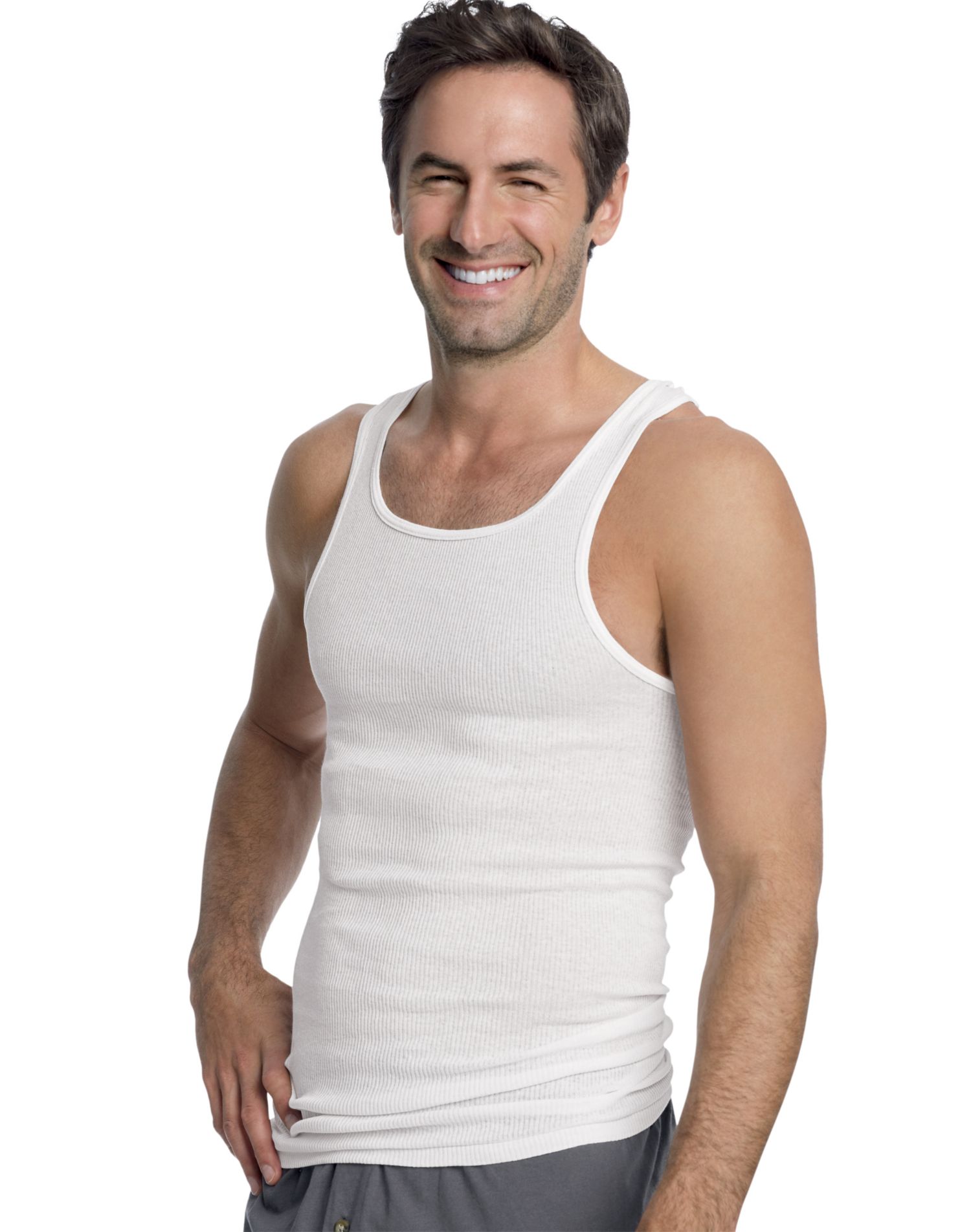 Hanes Mens White AShirt 3Pack Apparel Direct Distributor