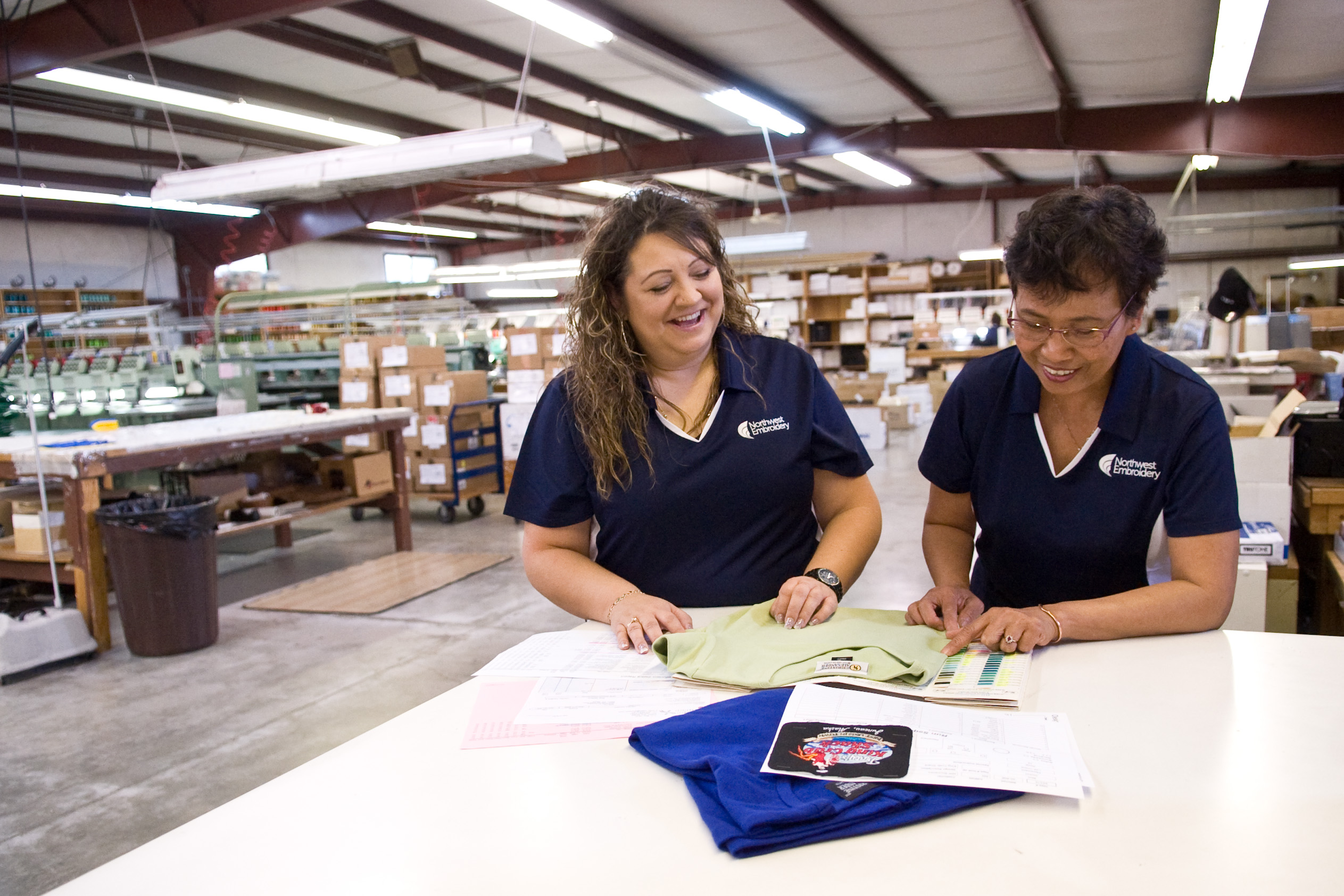 Define the embroidery process Apparel Graphic Academy