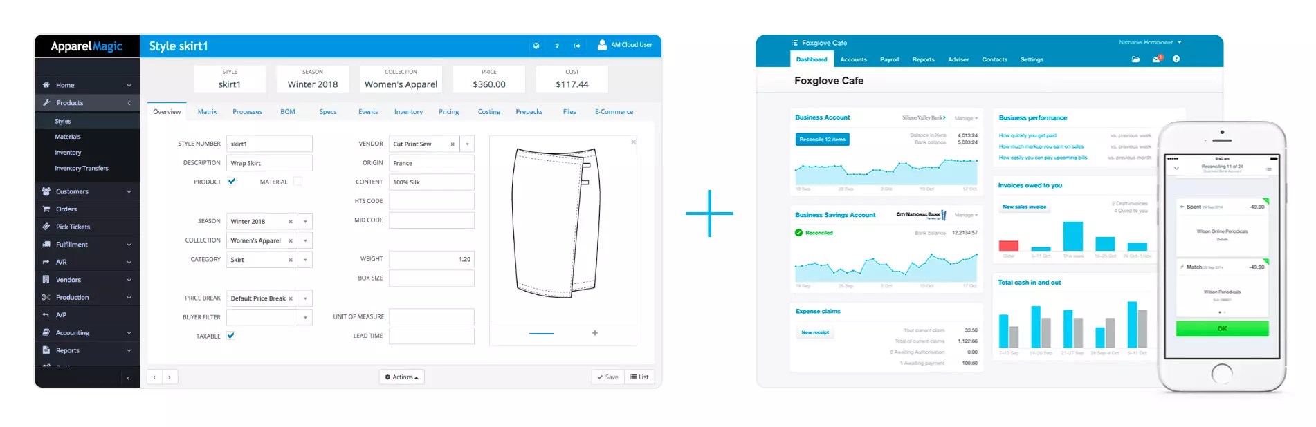 Xero ApparelMagic