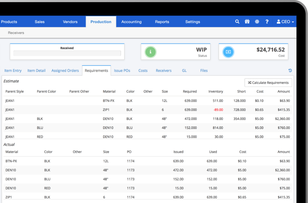 Inventory Management Software Features ApparelMagic