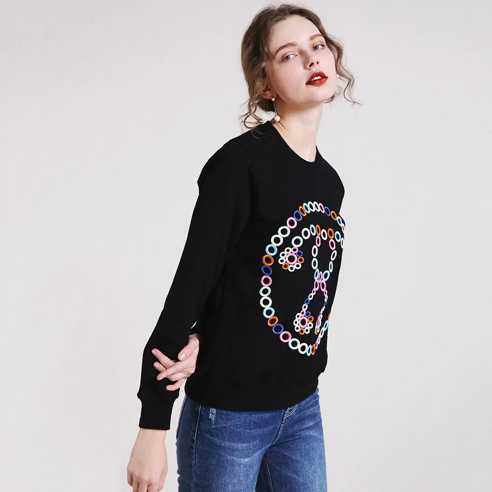 Embroidered Crewneck Sweatshirts Custom