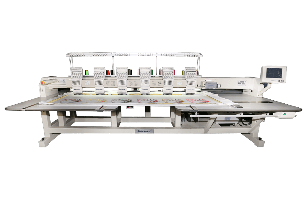Richpeace Computerized Precise Flat Embroidery Machine Apparel Technology