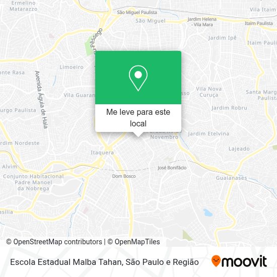 Como Chegar Ate Escola Estadual Malba Tahan Em Itaquera De Onibus Trem Ou Metro