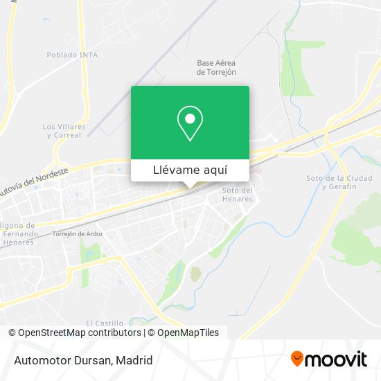 Cómo llegar a Automotor Dursan en Torrejón De Ardoz en Autobús o Tren