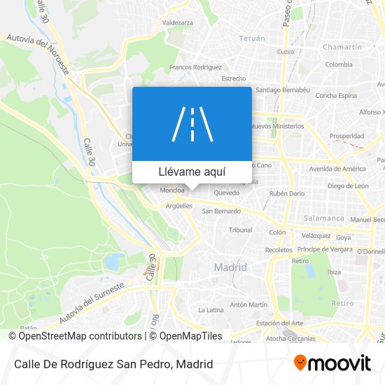 ¿Cómo llegar a Calle De Rodríguez San Pedro, Madrid en autobús, metro o