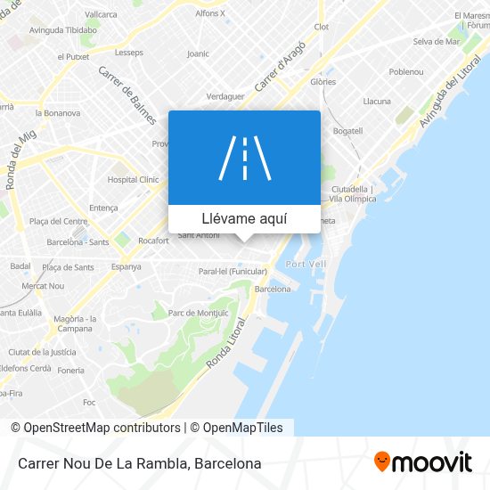 Cómo llegar a Carrer Nou De La Rambla en Barcelona en Metro, Autobús
