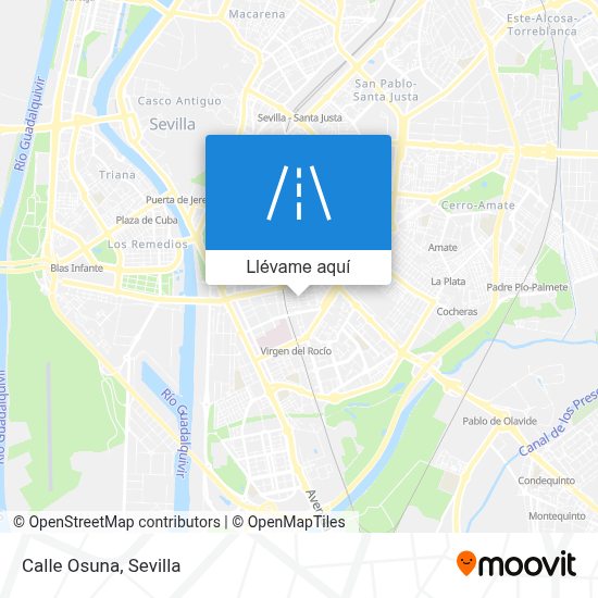 Cómo llegar a Calle Osuna en Sevilla en Autobús, Metro o Tren Moovit