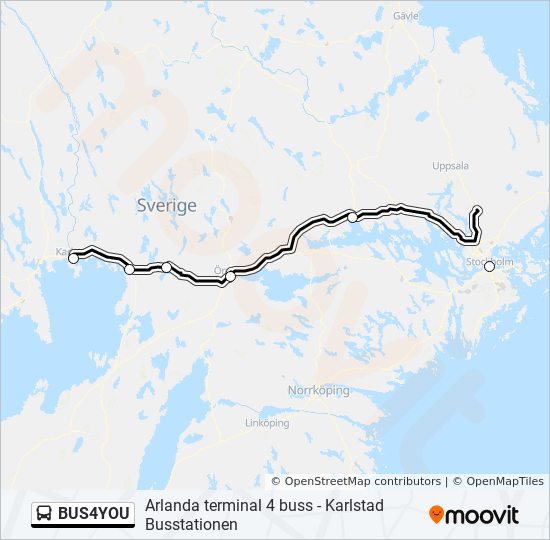bus4you Route Schedules, Stops & Maps Karlstad Busstationen (Updated)