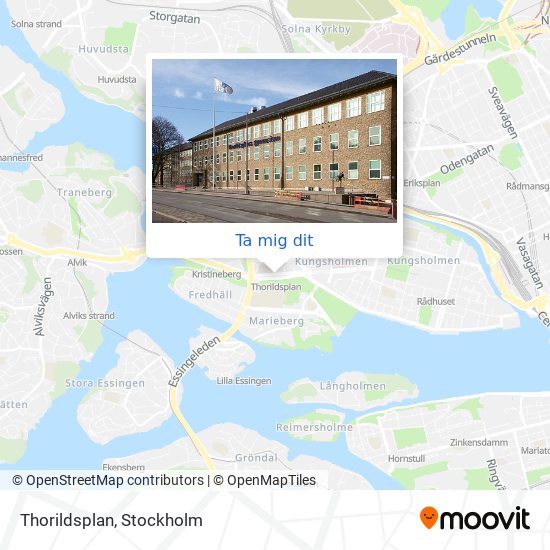 Thorildsplan Karta Vägbeskrivningar till Thorildsplan i Stockholm med Tunnelbana, Buss