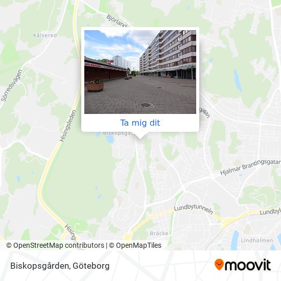 Biskopsgården Göteborg Karta Vägbeskrivningar till Biskopsgården i med Buss, Spårväg eller