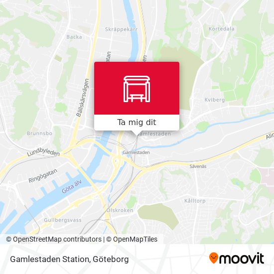 Sök Vägbeskrivning Vägbeskrivningar till Gamlestaden Station i med Buss, Spårväg