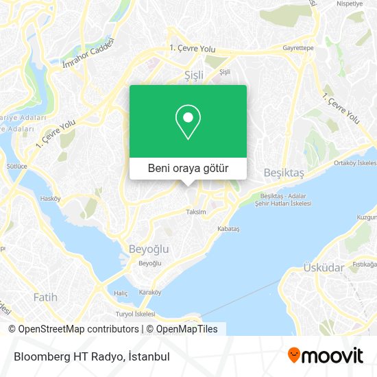 Bloomberg HT Radyo, Beyoğlu nerede, Otobüs, Metro, Minibüs / Dolmuş