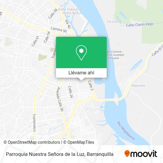 ¿Cómo llegar a Parroquia Nuestra Señora de la Luz en Barranquilla en