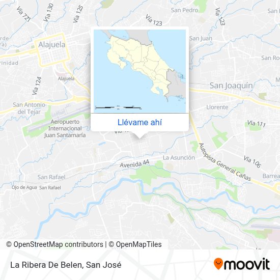 ¿Cómo llegar a La Ribera De Belen en Belén en autobús o tren?