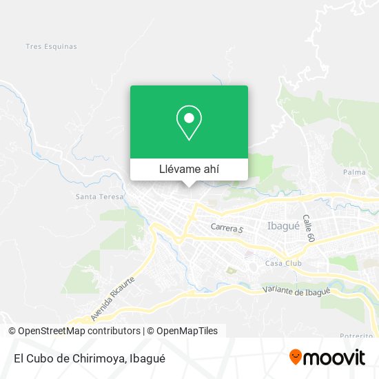 ¿Cómo llegar a El Cubo de Chirimoya en Ibagué en Autobús?