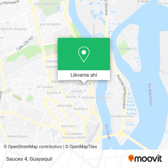 ¿Cómo llegar a Sauces 4 en Guayaquil en Autobús?