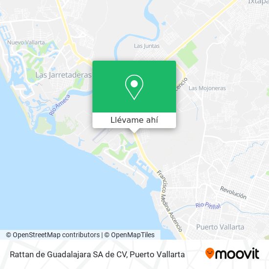 ¿Cómo llegar a Rattan de Guadalajara SA de CV en Puerto Vallarta en