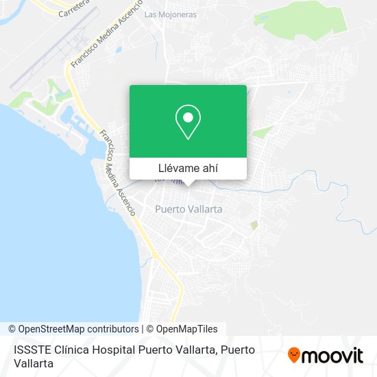 ¿Cómo llegar a ISSSTE Clínica Hospital Puerto Vallarta en autobús?