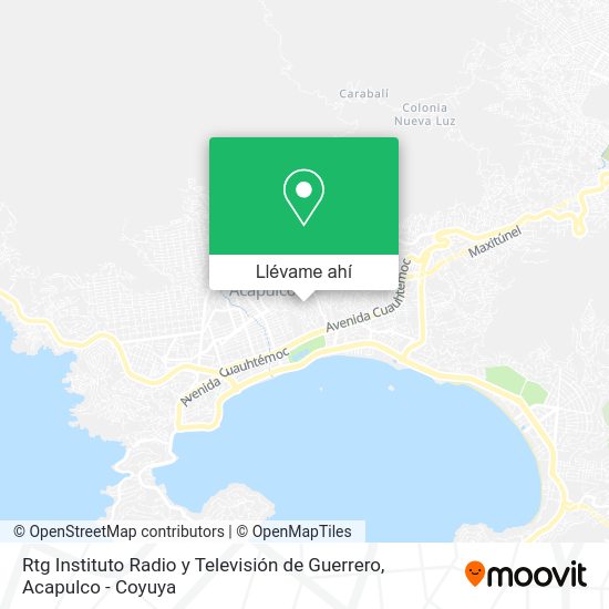 ¿Cómo llegar a Rtg Instituto Radio y Televisión de Guerrero en Acapulco