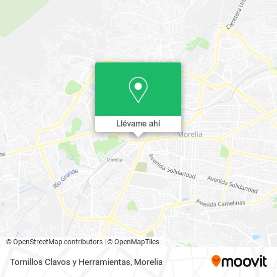 ¿Cómo llegar a Tornillos Clavos y Herramientas en Morelia en Autobús?