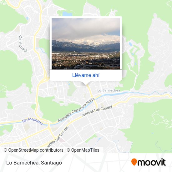 ¿Cómo llegar a Lo Barnechea en Micro o metro?