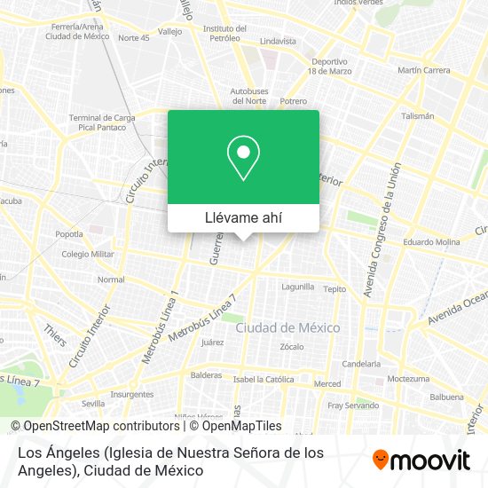 ¿Cómo llegar a Los Ángeles (Iglesia de Nuestra Señora de los Angeles