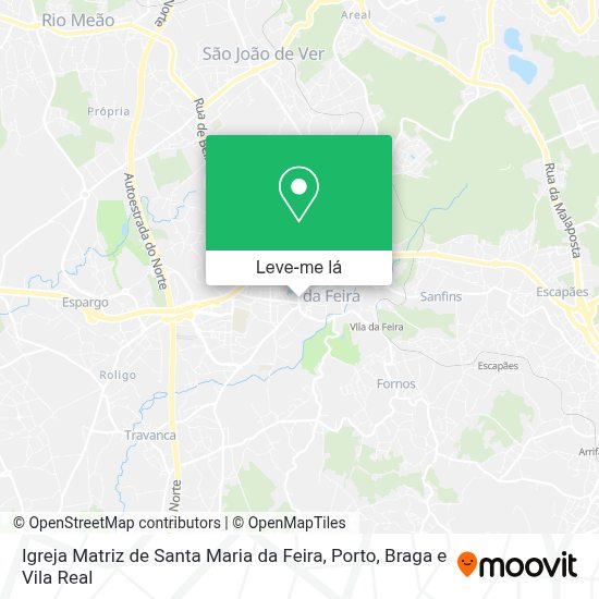 Como chegar a Igreja Matriz de Santa Maria da Feira em Santa Maria Da Feira através de Autocarro