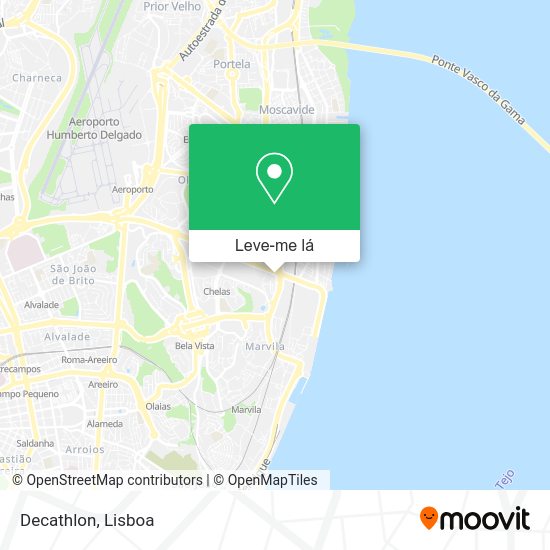 Como chegar a Decathlon em Lisboa por autocarro, metro ou comboio?